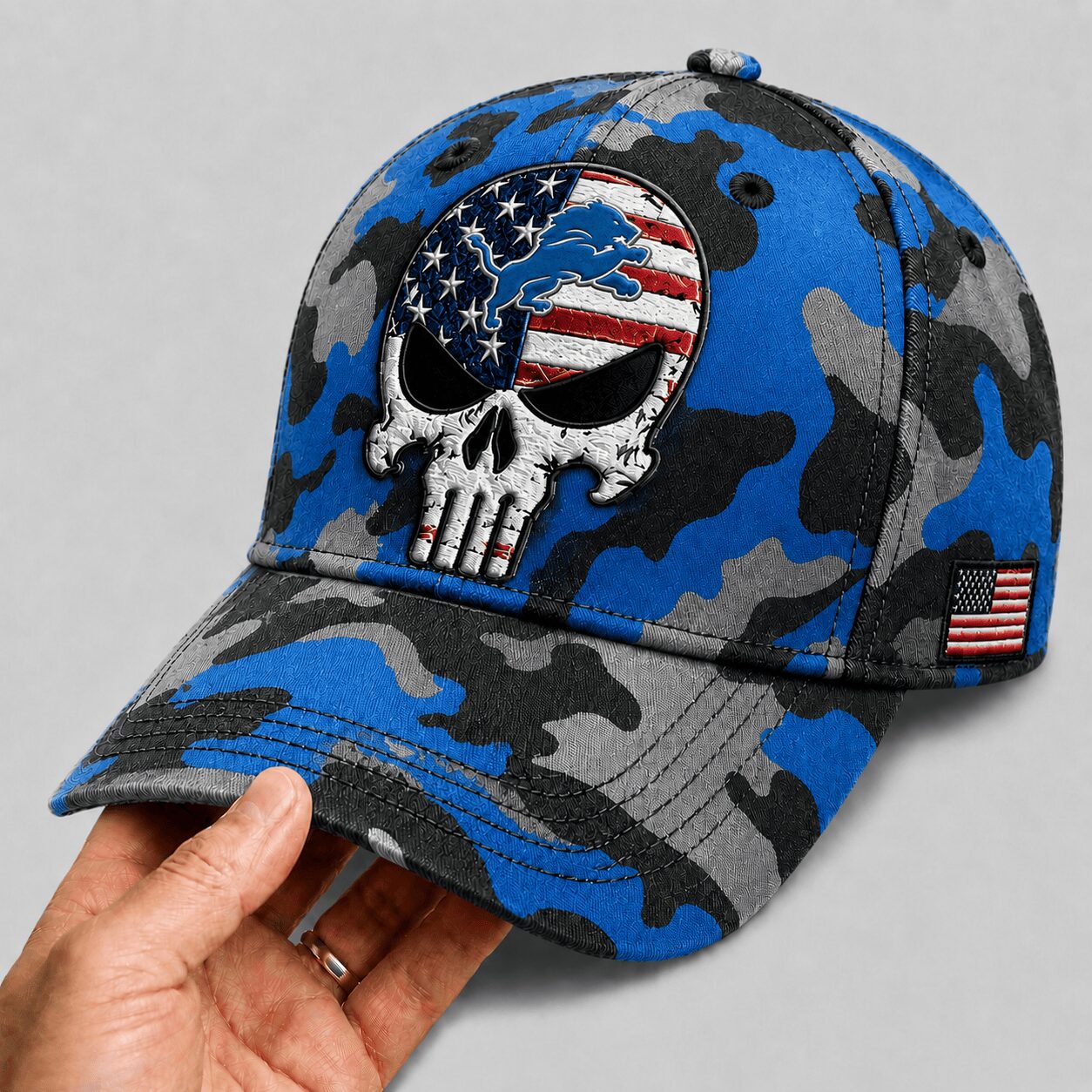 D.lions | Premium  Skull Camo Classic Cap Nf1