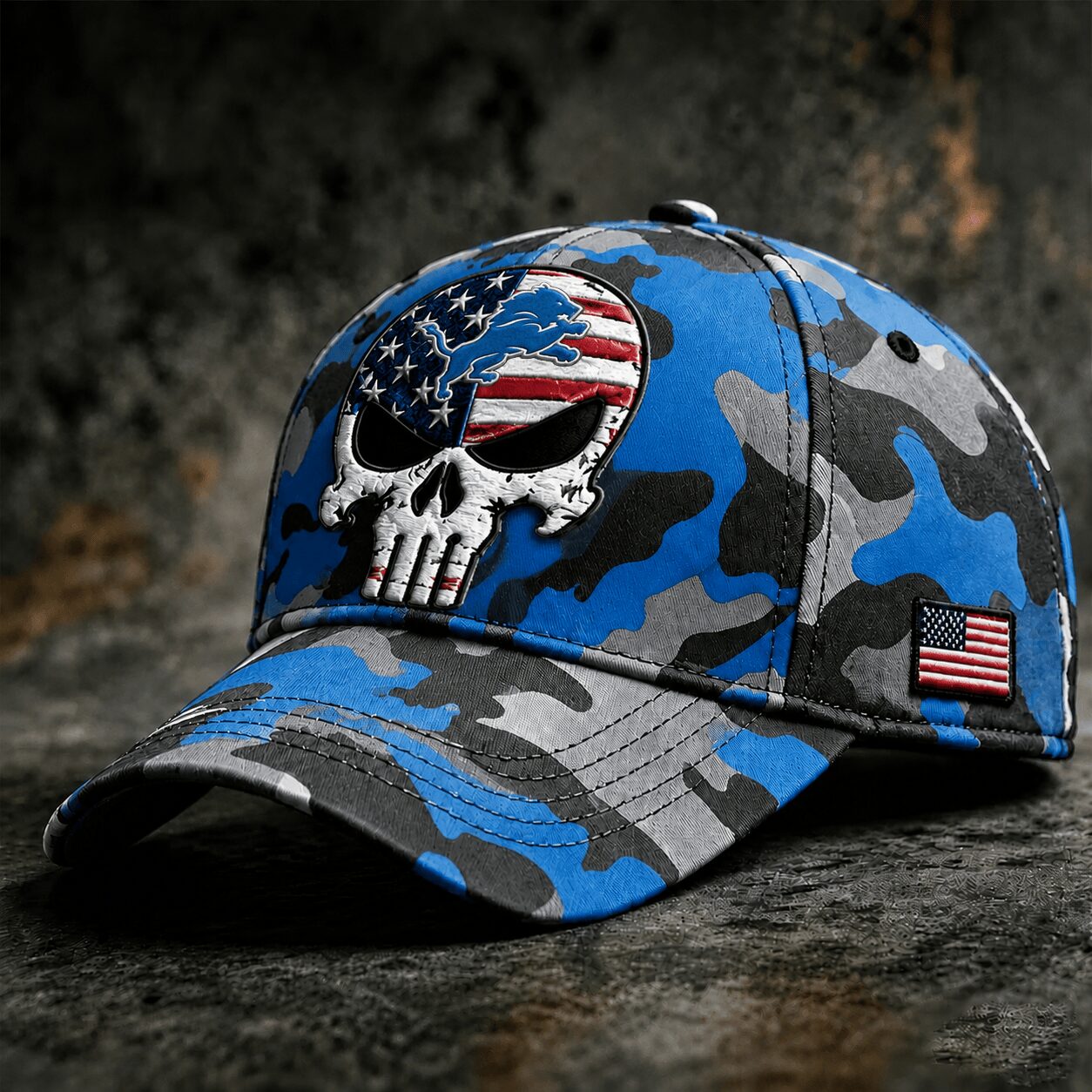 D.lions | Premium  Skull Camo Classic Cap Nf1