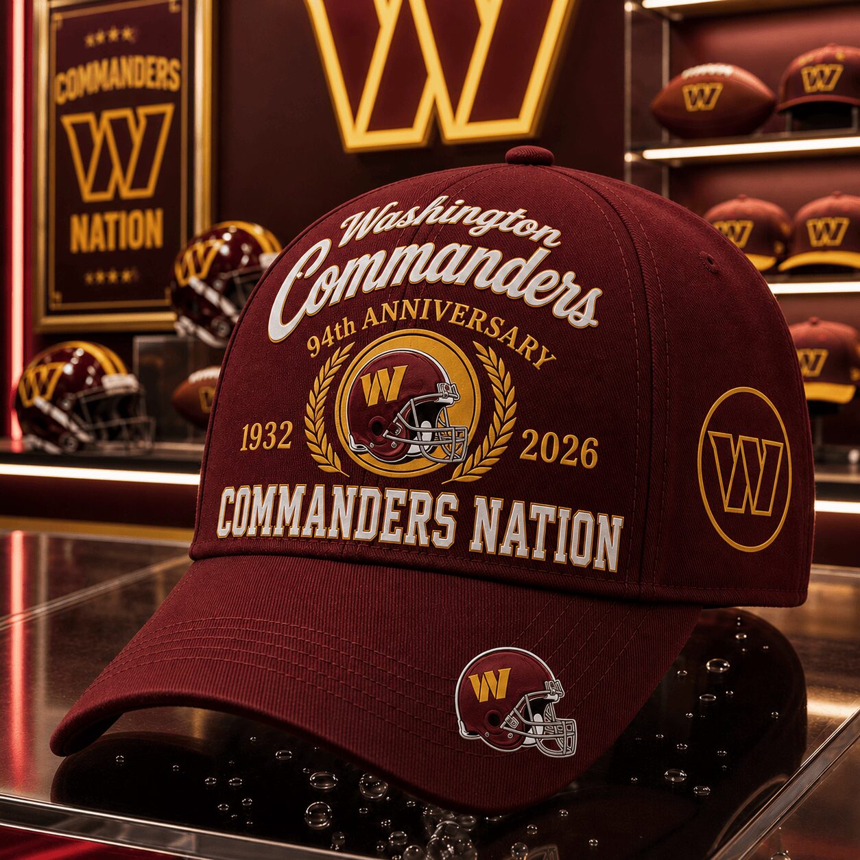 W.commanders | Premium  Legacy Anniversary Classic Cap - Nf1