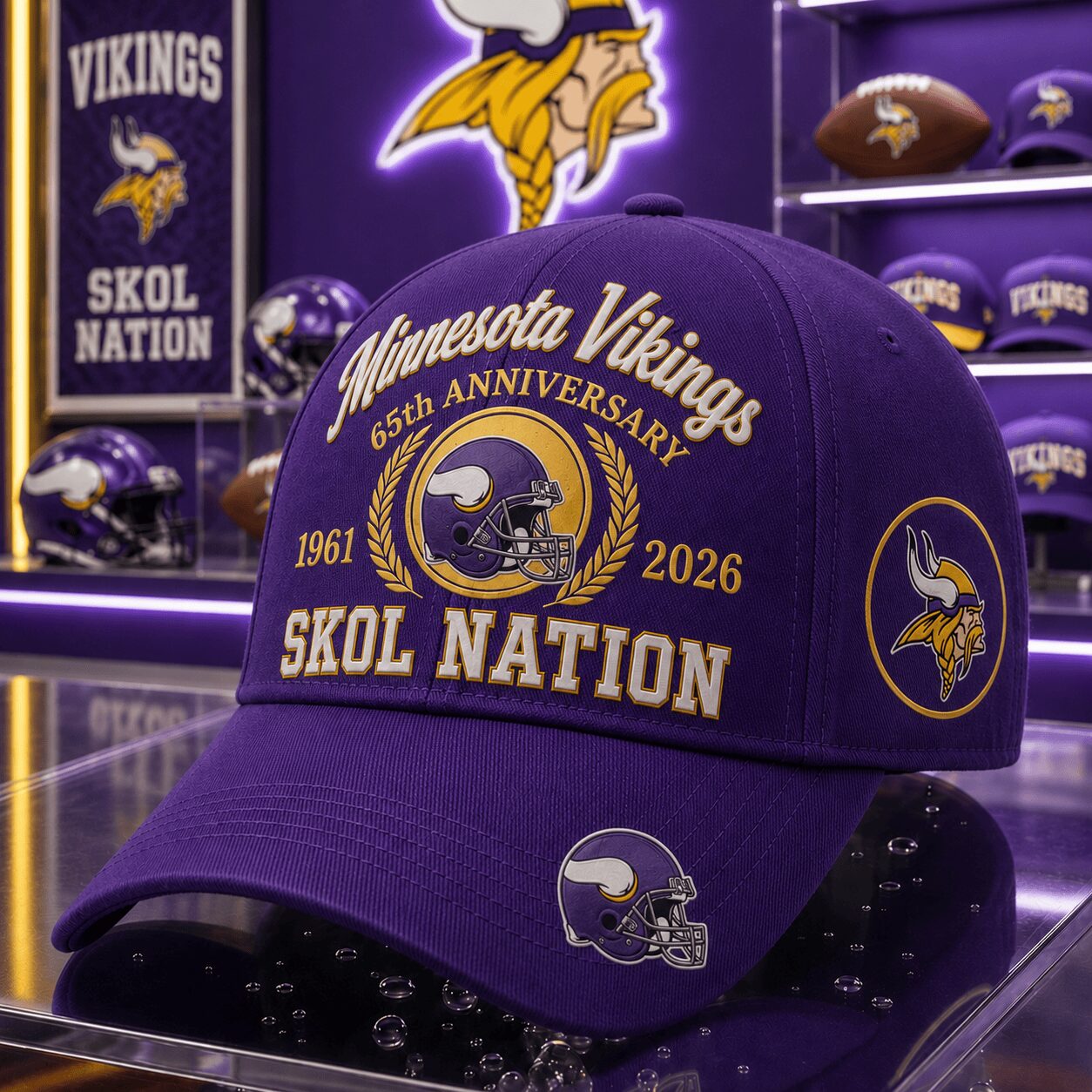 M.vikings | Premium  Legacy Anniversary Classic Cap - Nf1