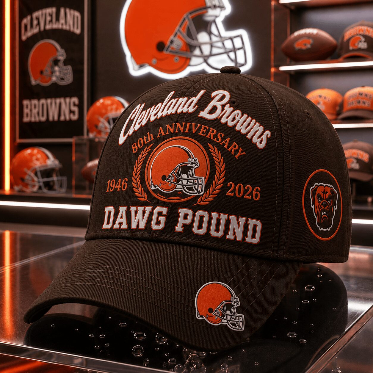 C.browns | Premium  Legacy Anniversary Classic Cap - Nf1