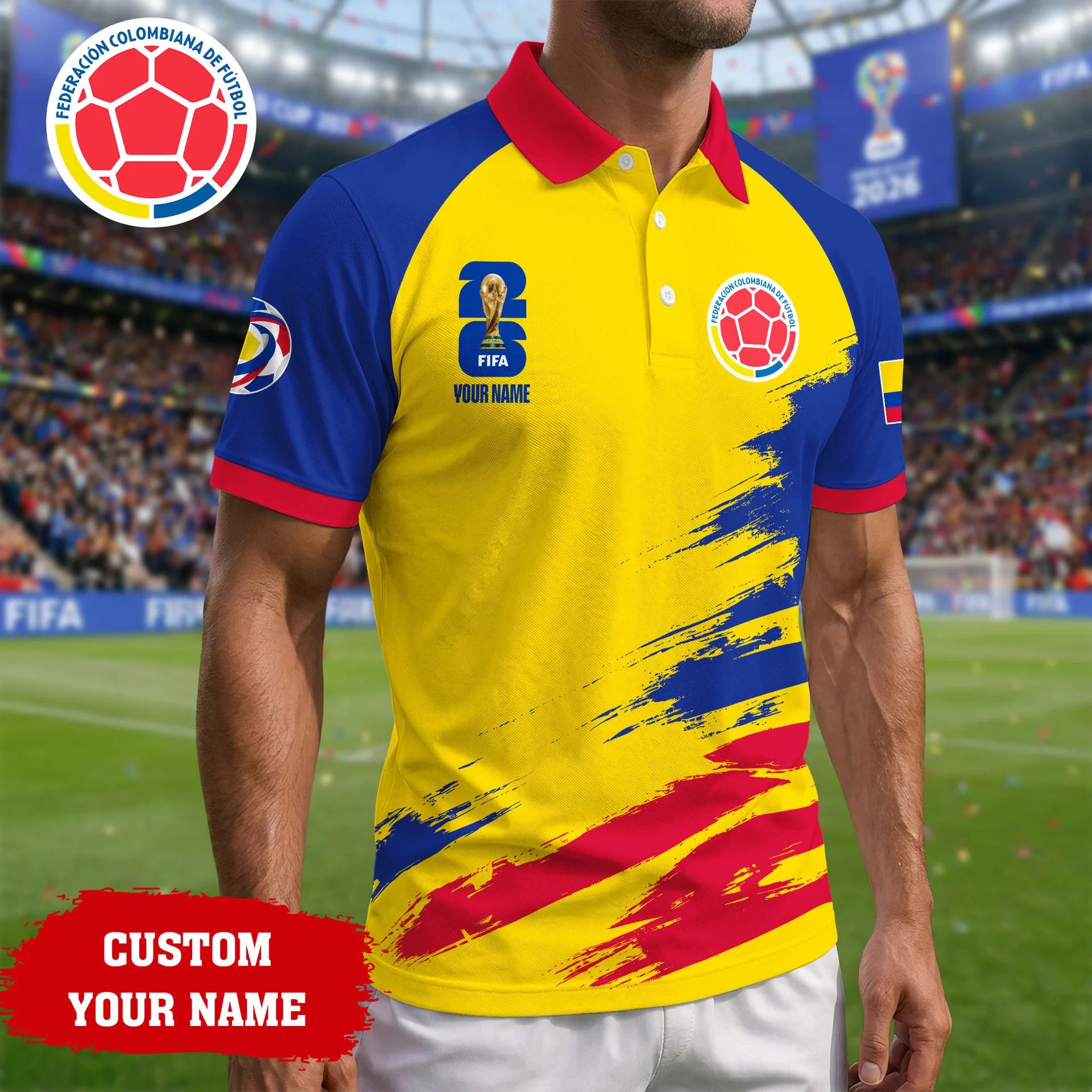 Colombia | Premium Road to WC26 Polo Shirt TD