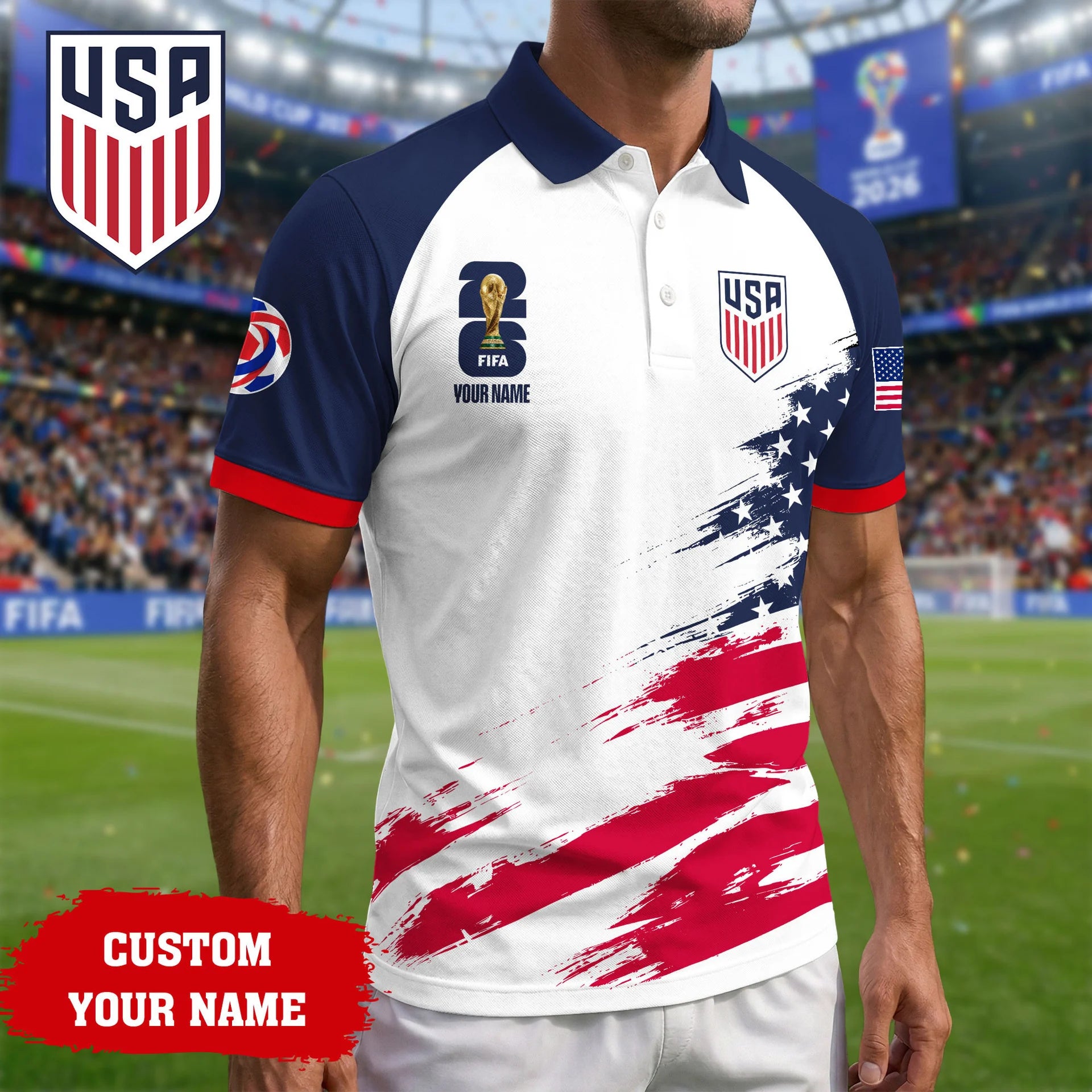 United States | Premium Road to WC26 Polo Shirt TD