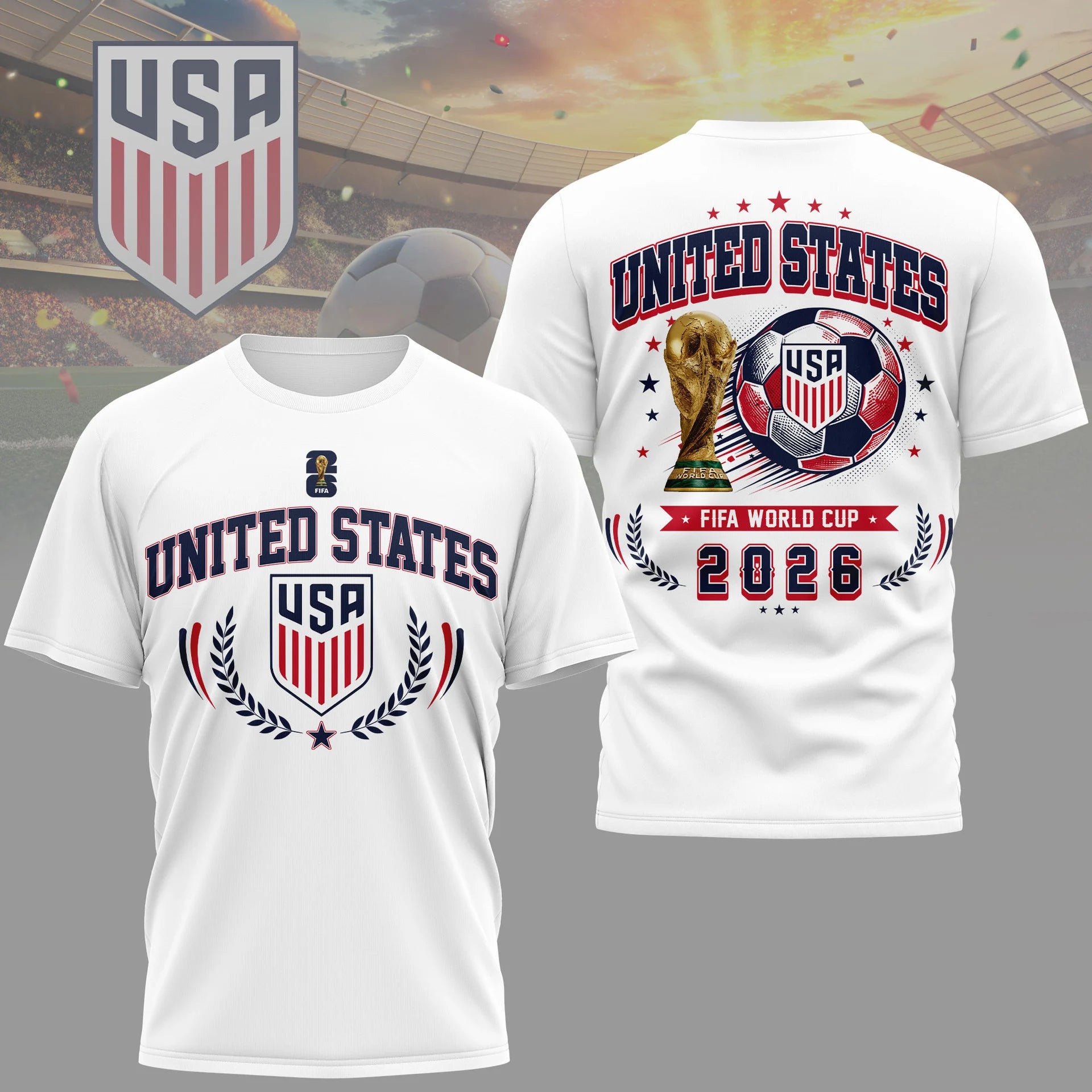 United States | Premium WC26 Classic 3D Shirt TD