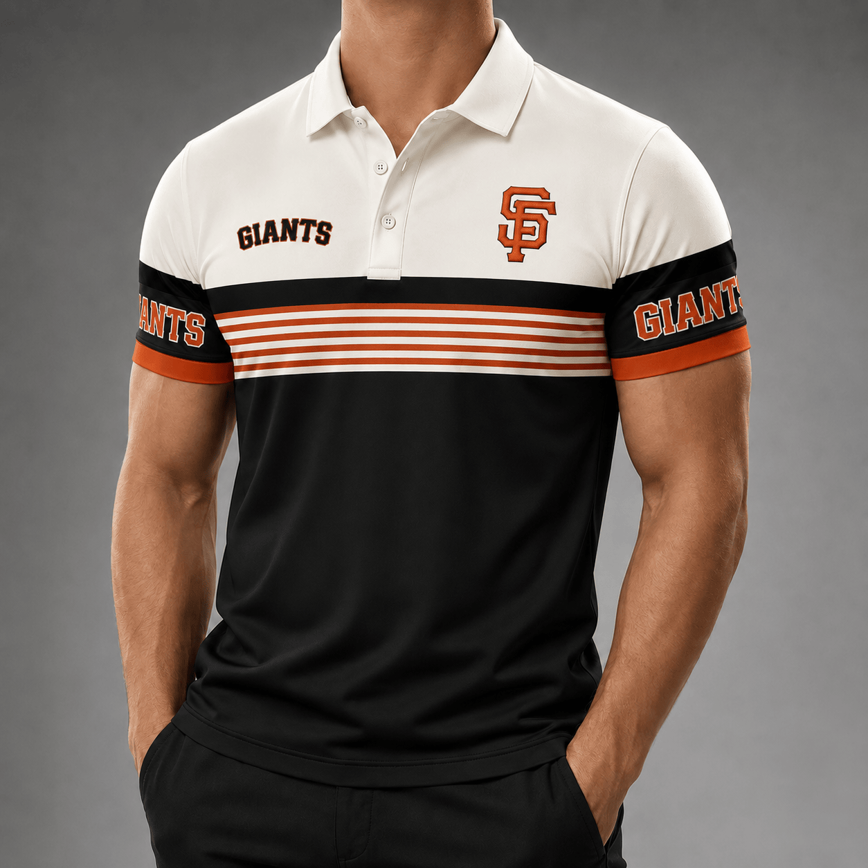 S.f.giants | Premium M.l.b Personalized Men's Polo Shirt