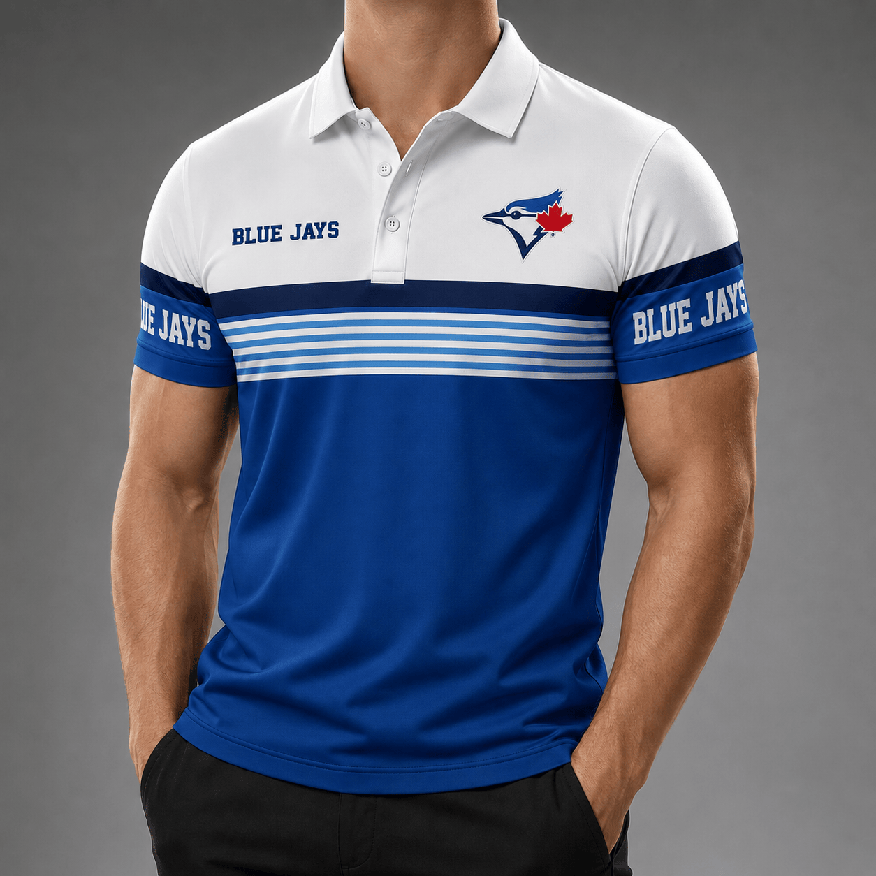 T.blue Jays | Premium M.l.b Personalized Men's Polo Shirt