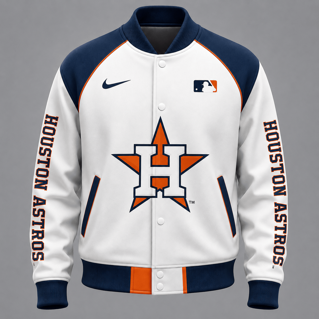 H.astros | Premium .m.l.b. Baseball Jacket