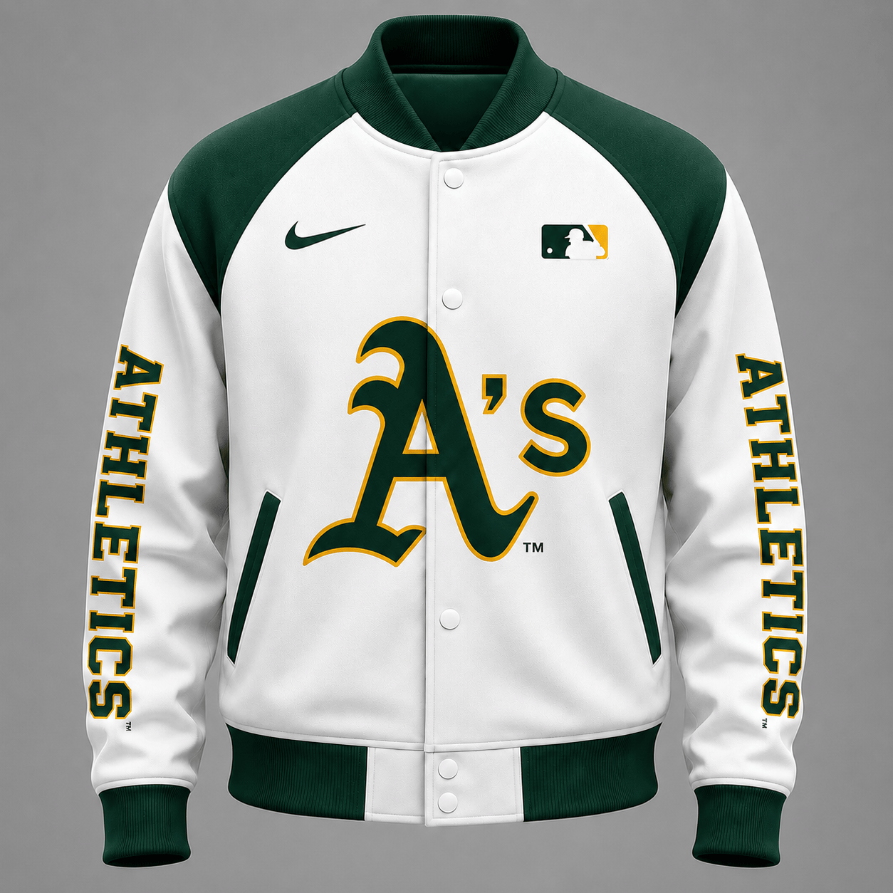 O.athletics | Premium .m.l.b. Baseball Jacket