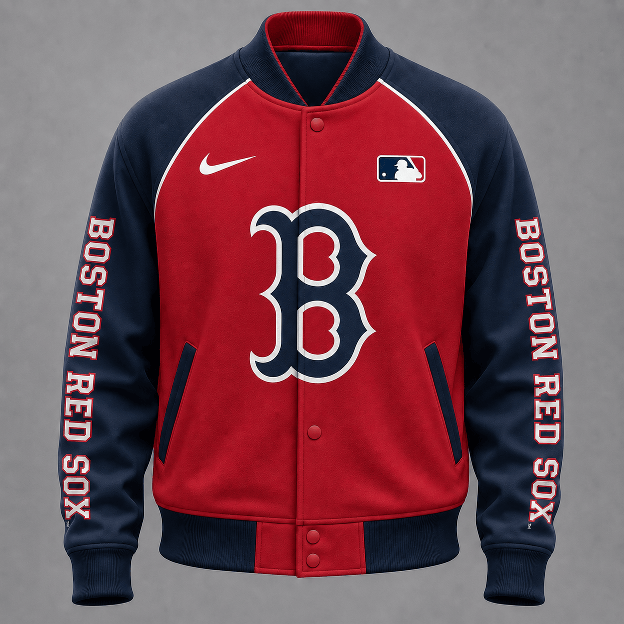 B.red Sox | Premium .m.l.b. Baseball Jacket