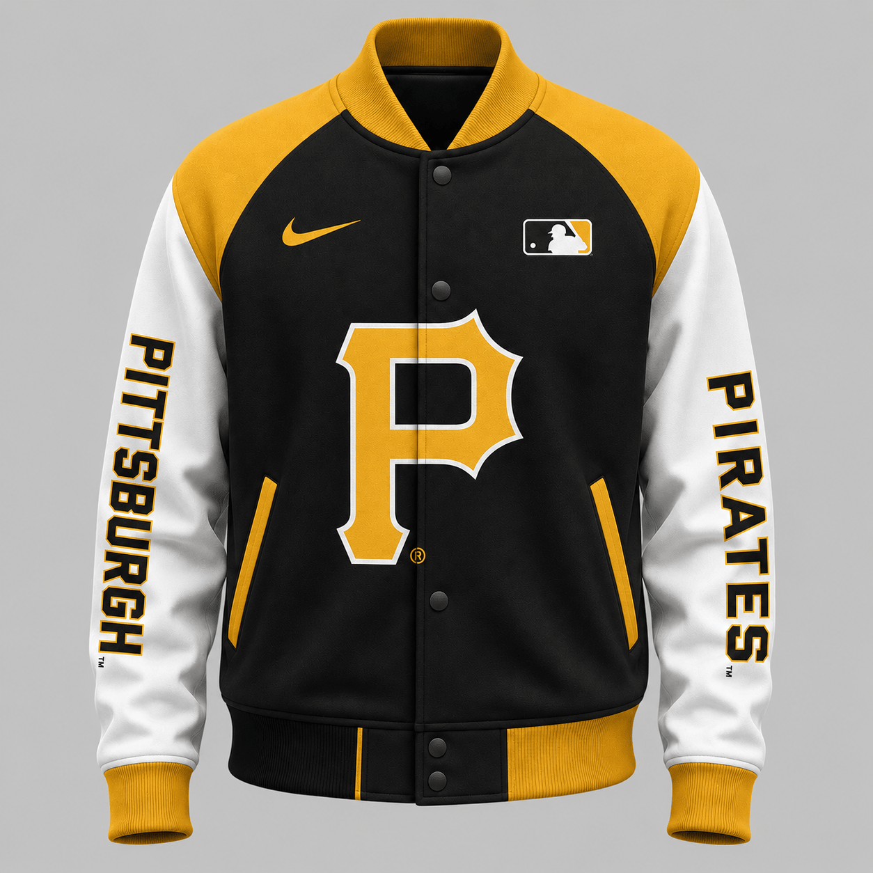 P.pirates | Premium .m.l.b. Baseball Jacket