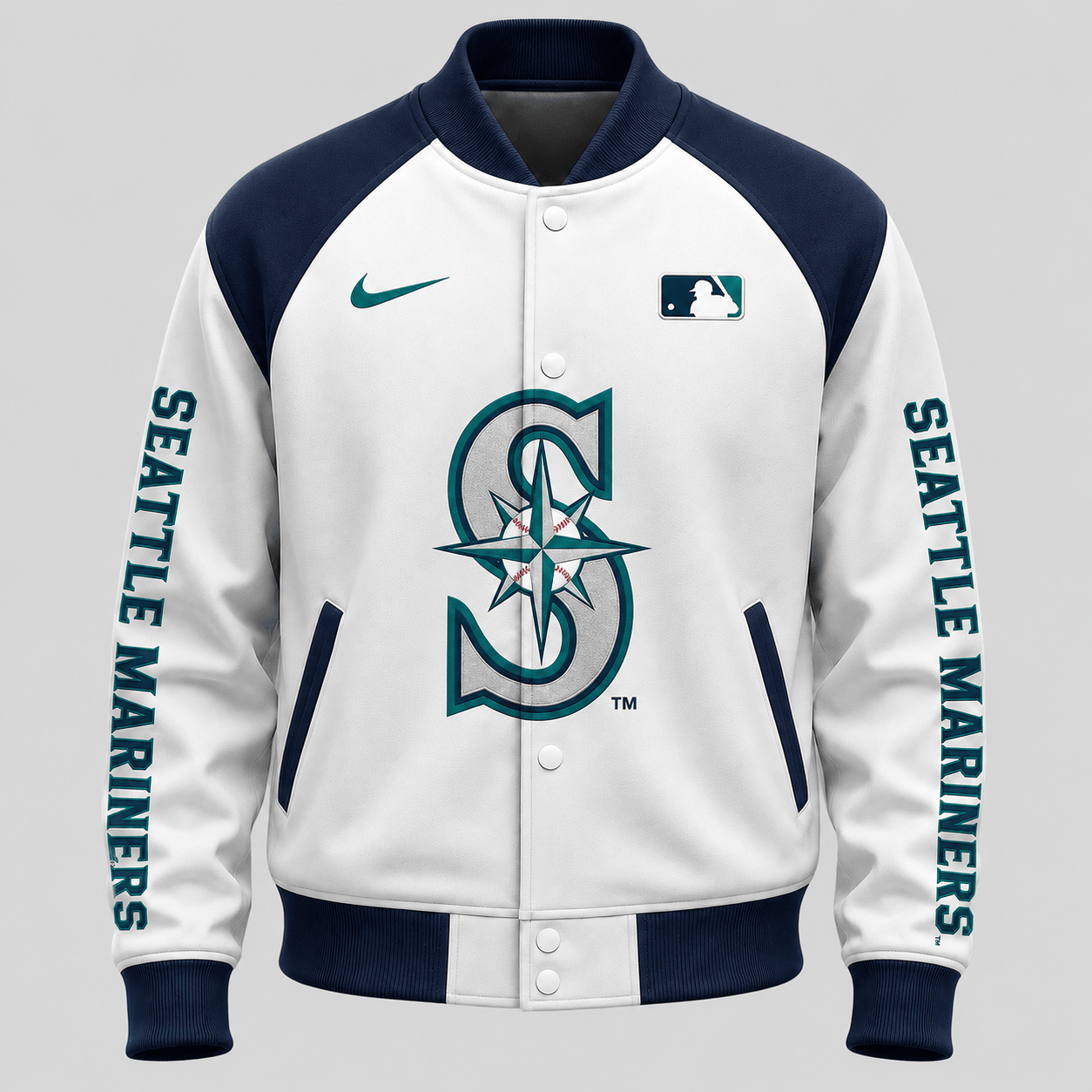 S.mariners | Premium .m.l.b. Baseball Jacket