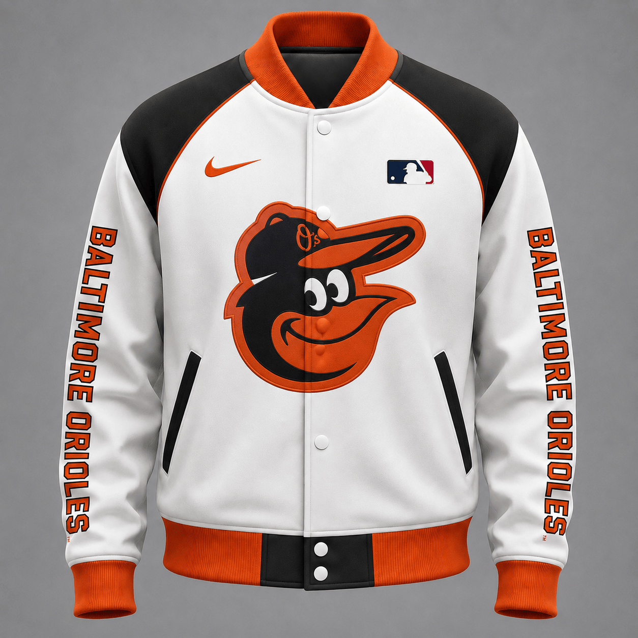 B.orioles | Premium .m.l.b. Baseball Jacket