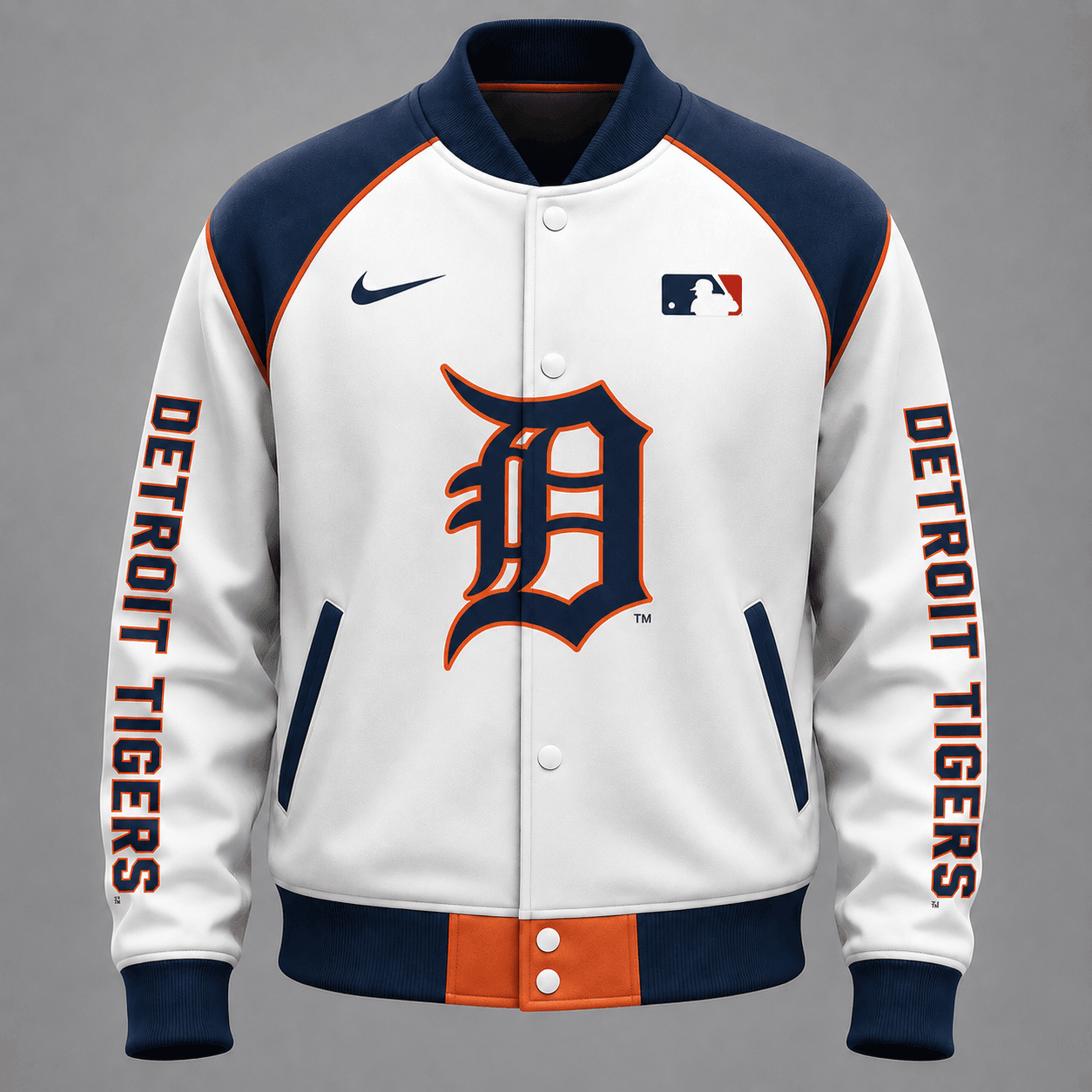 D.tigers | Premium .m.l.b. Baseball Jacket