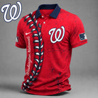 W.nationals | Premium M.l.b Baseball Stitch Polo Shirt