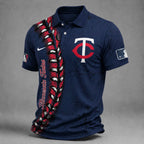 M.twins | Premium M.l.b Baseball Stitch Polo Shirt