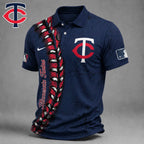 M.twins | Premium M.l.b Baseball Stitch Polo Shirt