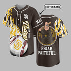 S.d.padres | Premium M.l.b Flame Spirit Baseball Jersey