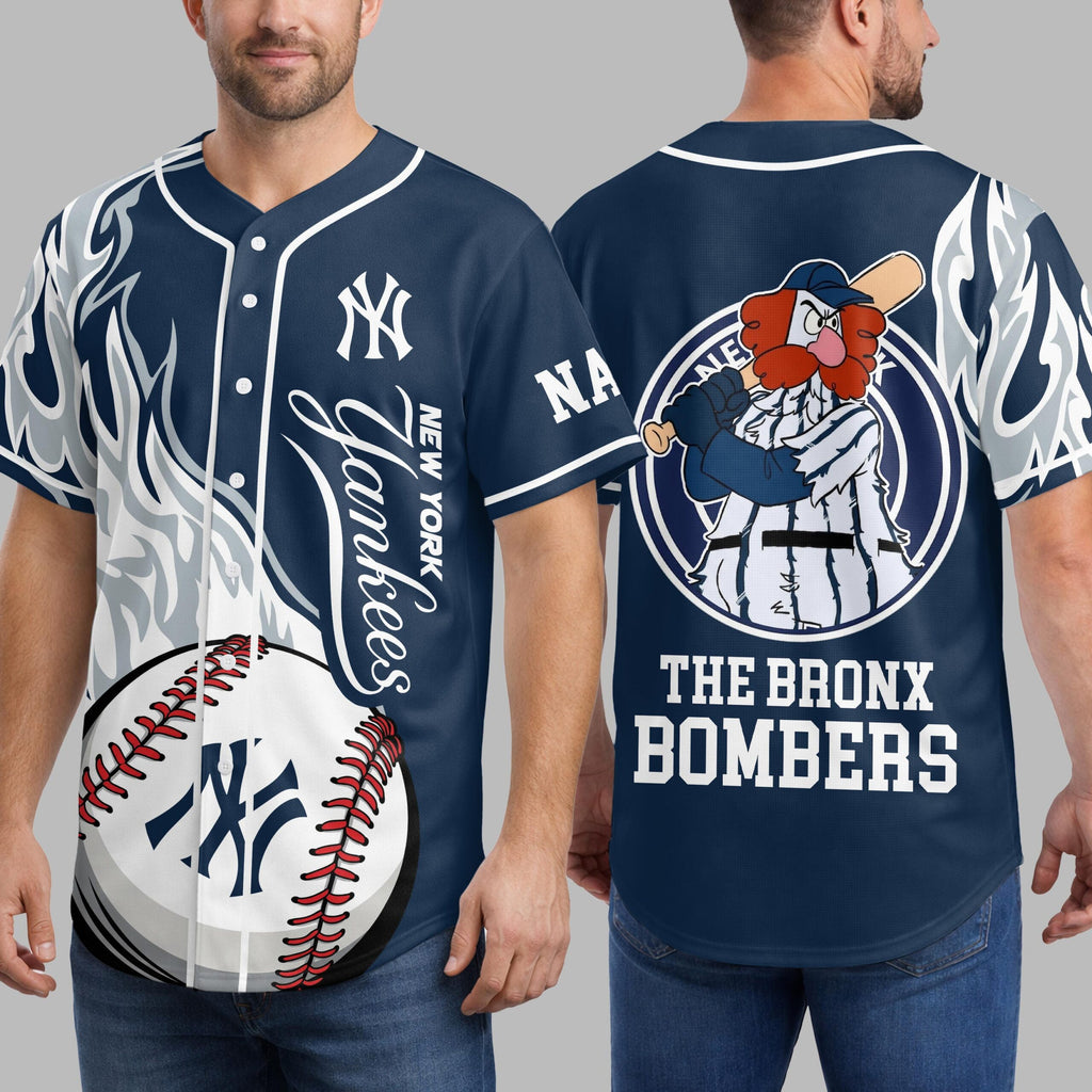N.y.yankees | Premium M.l.b Flame Spirit Baseball Jersey