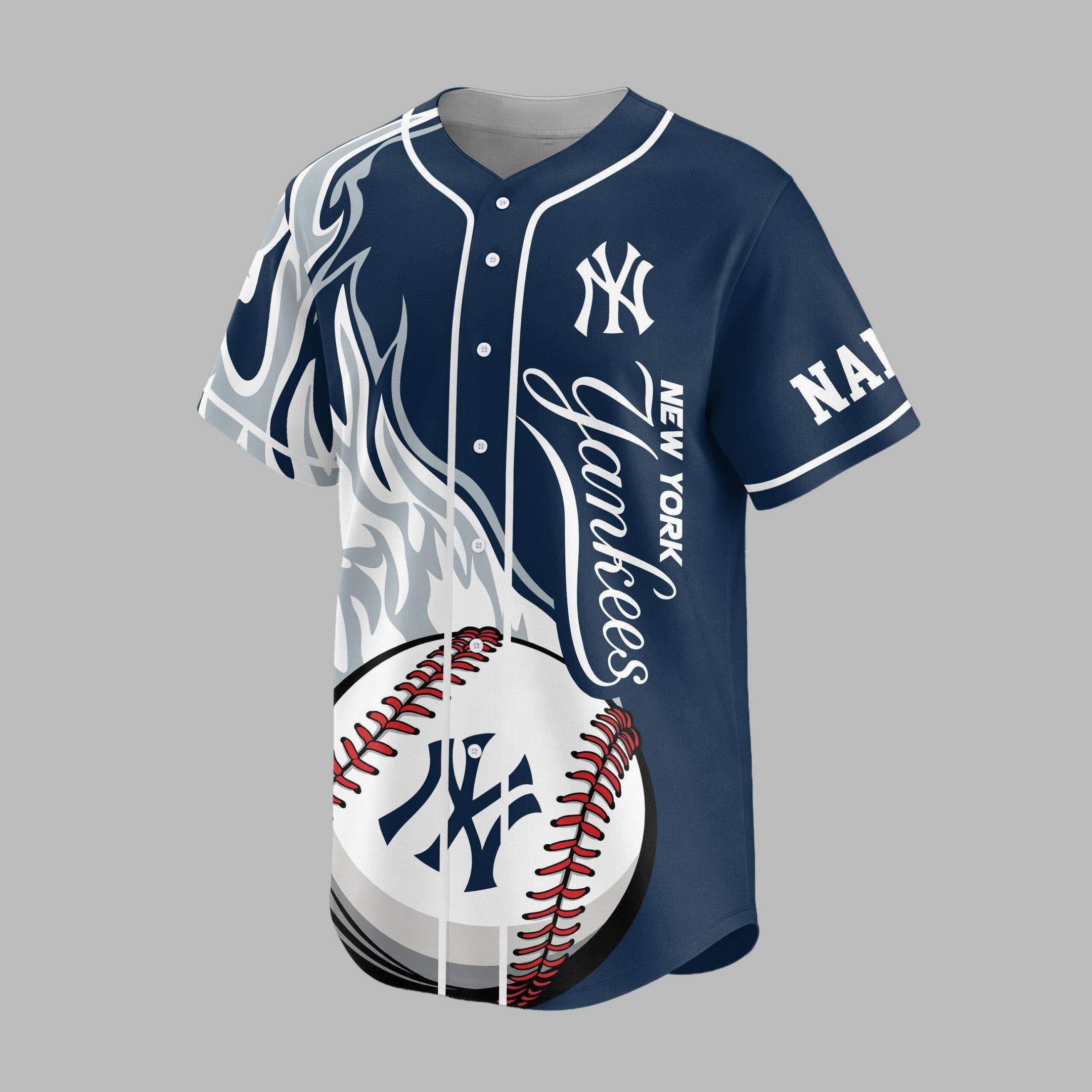 N.y.yankees | Premium M.l.b Flame Spirit Baseball Jersey