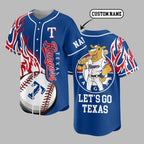 T.rangers | Premium M.l.b Flame Spirit Baseball Jersey
