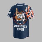 D.tigers | Premium M.l.b Flame Spirit Baseball Jersey