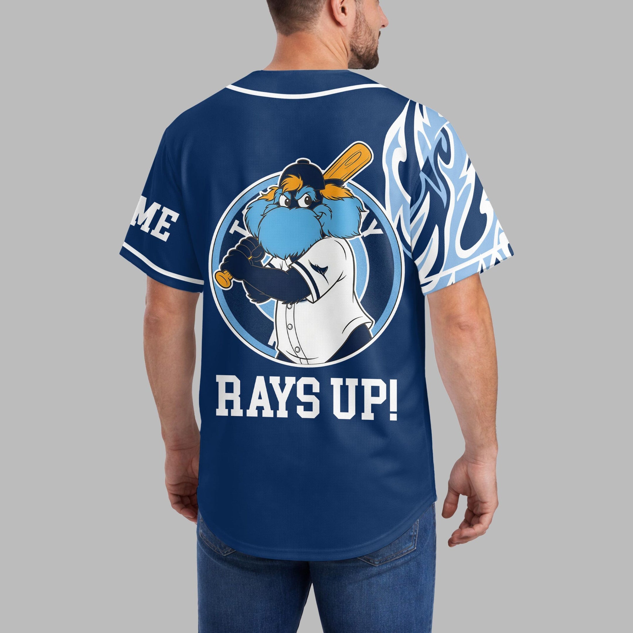 T.bay Rays | Premium M.l.b Flame Spirit Baseball Jersey