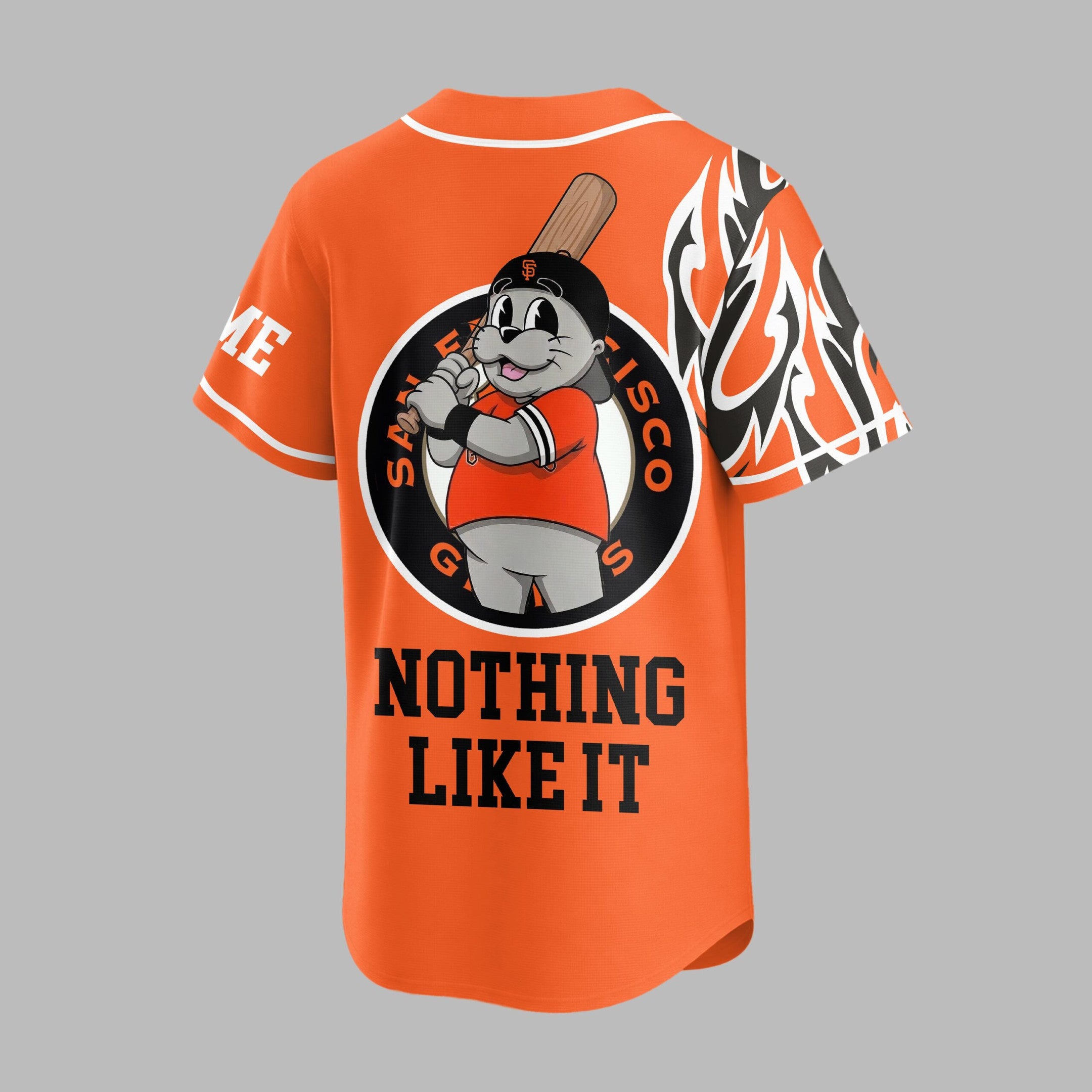 S.f.giants | Premium M.l.b Flame Spirit Baseball Jersey