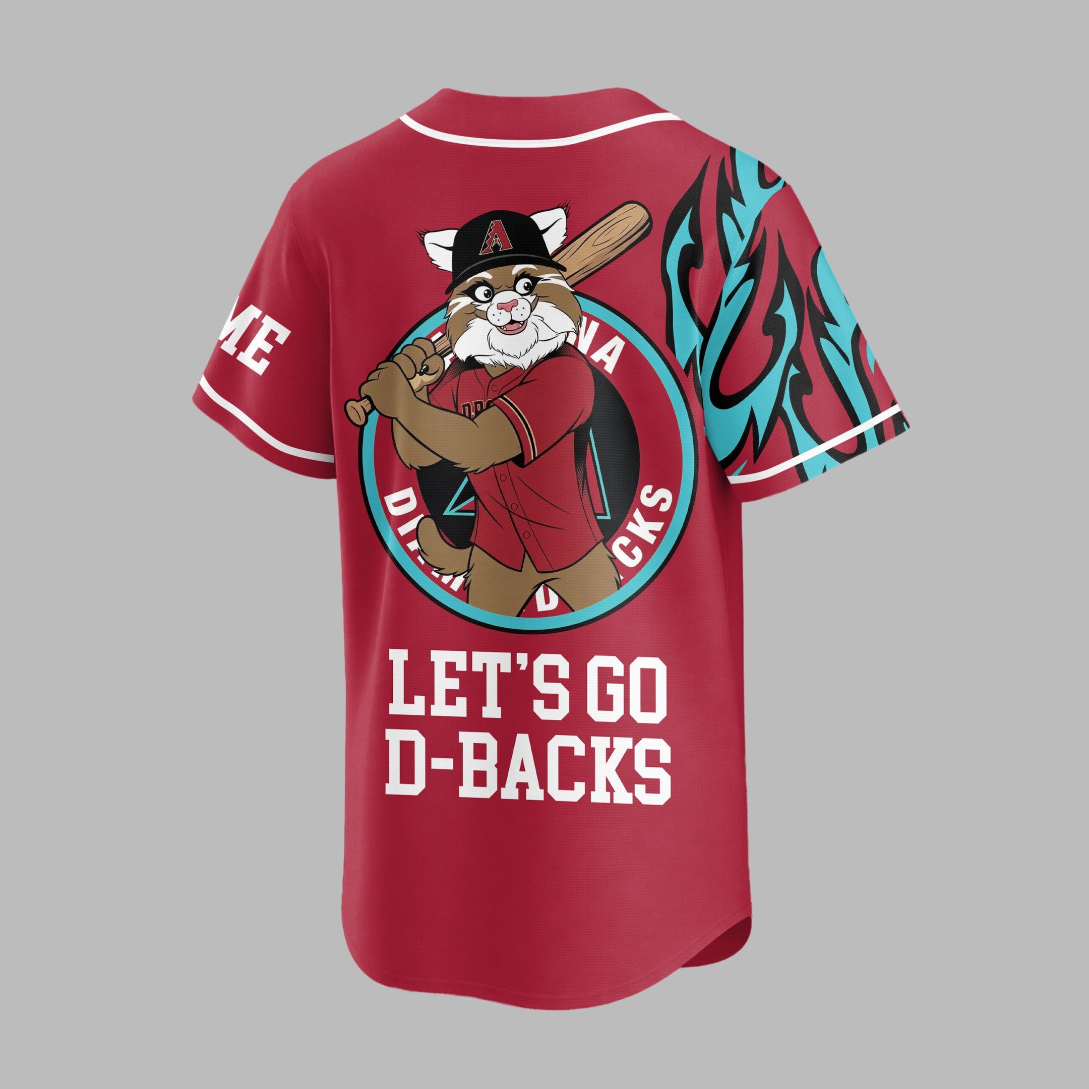 A.diamondbacks | Premium M.l.b Flame Spirit Baseball Jersey