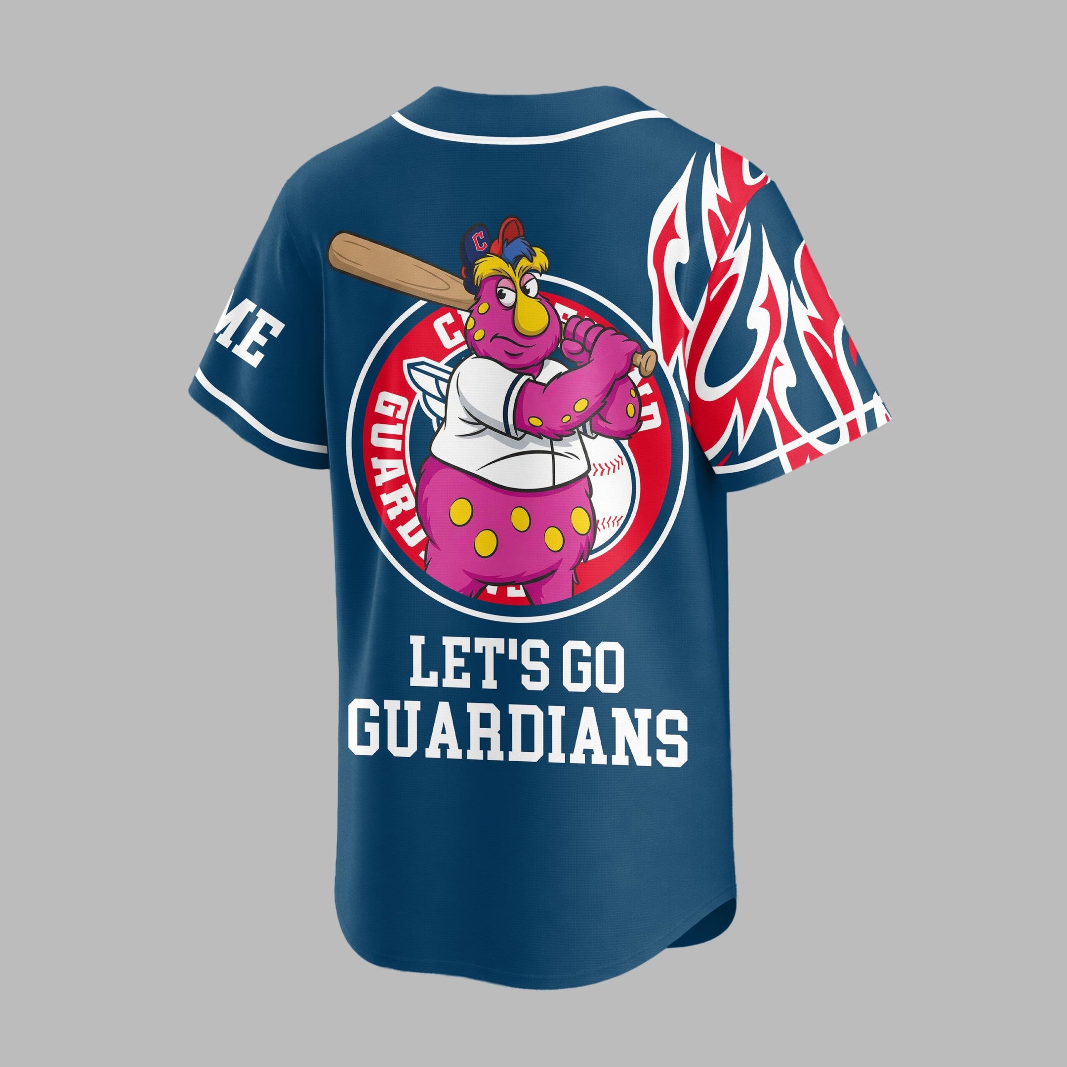 C.guardians | Premium M.l.b Flame Spirit Baseball Jersey