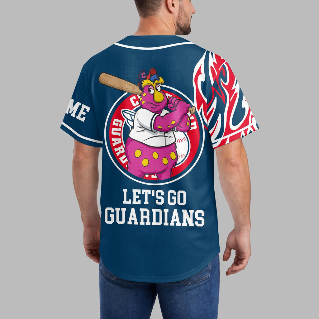 C.guardians | Premium M.l.b Flame Spirit Baseball Jersey