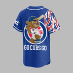 C.cubs | Premium M.l.b Flame Spirit Baseball Jersey