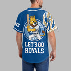 K.c.royals | Premium M.l.b Flame Spirit Baseball Jersey