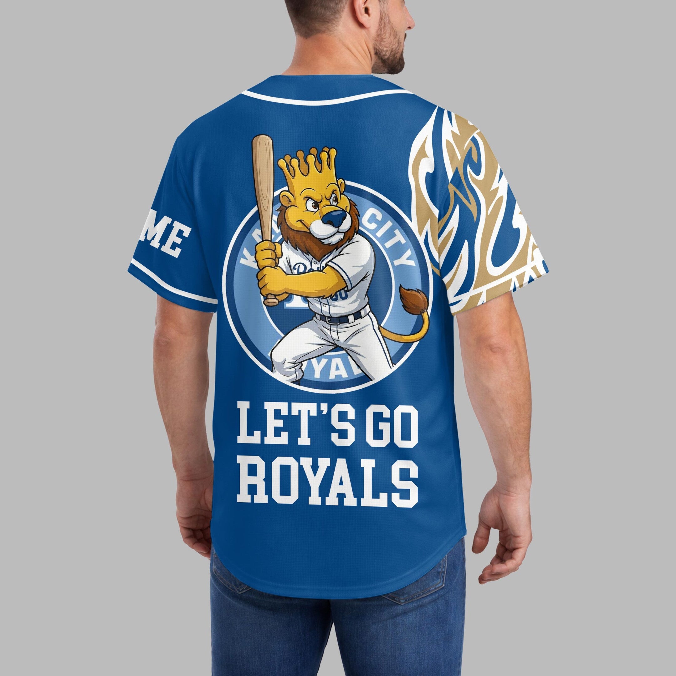 K.c.royals | Premium M.l.b Flame Spirit Baseball Jersey
