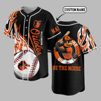 B.orioles | Premium M.l.b Flame Spirit Baseball Jersey