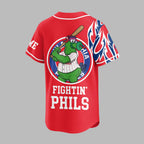 P.phillies | Premium M.l.b Flame Spirit Baseball Jersey