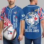 T.blue Jays | Premium M.l.b Flame Spirit Baseball Jersey