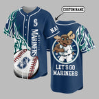S.mariners | Premium M.l.b Flame Spirit Baseball Jersey