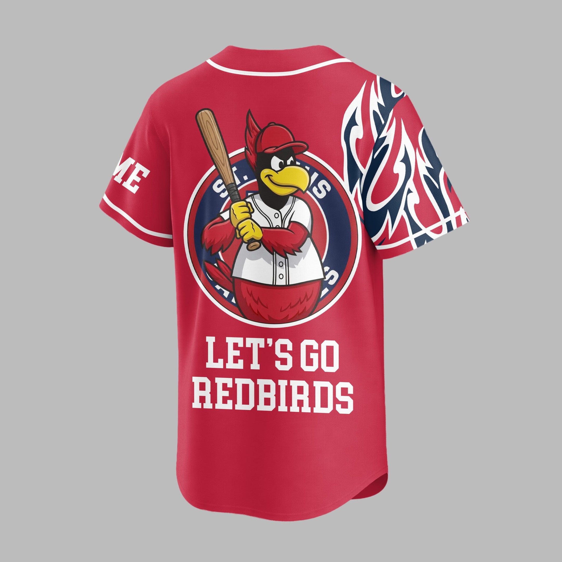 S.l.cardinals | Premium M.l.b Flame Spirit Baseball Jersey