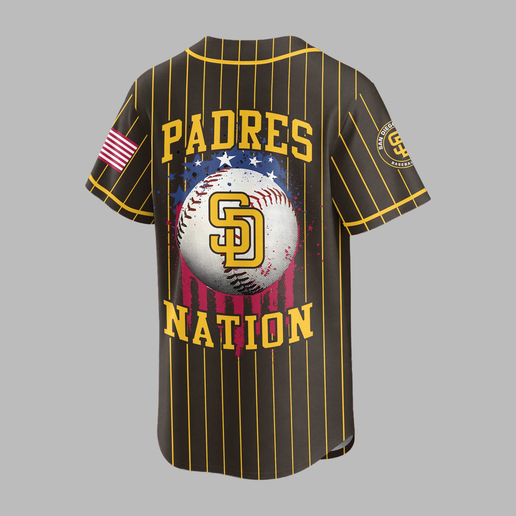 S.d.padres | M.l.b Usa Flag Edition Premium Baseball Jersey