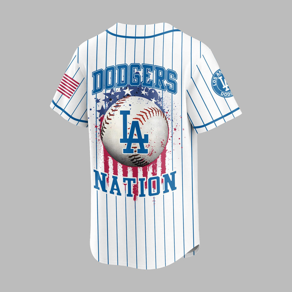 L.a.dodgers | M.l.b Usa Flag Edition Premium Baseball Jersey