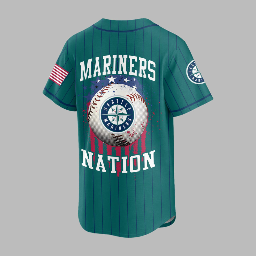 S.mariners | M.l.b Usa Flag Edition Premium Baseball Jersey