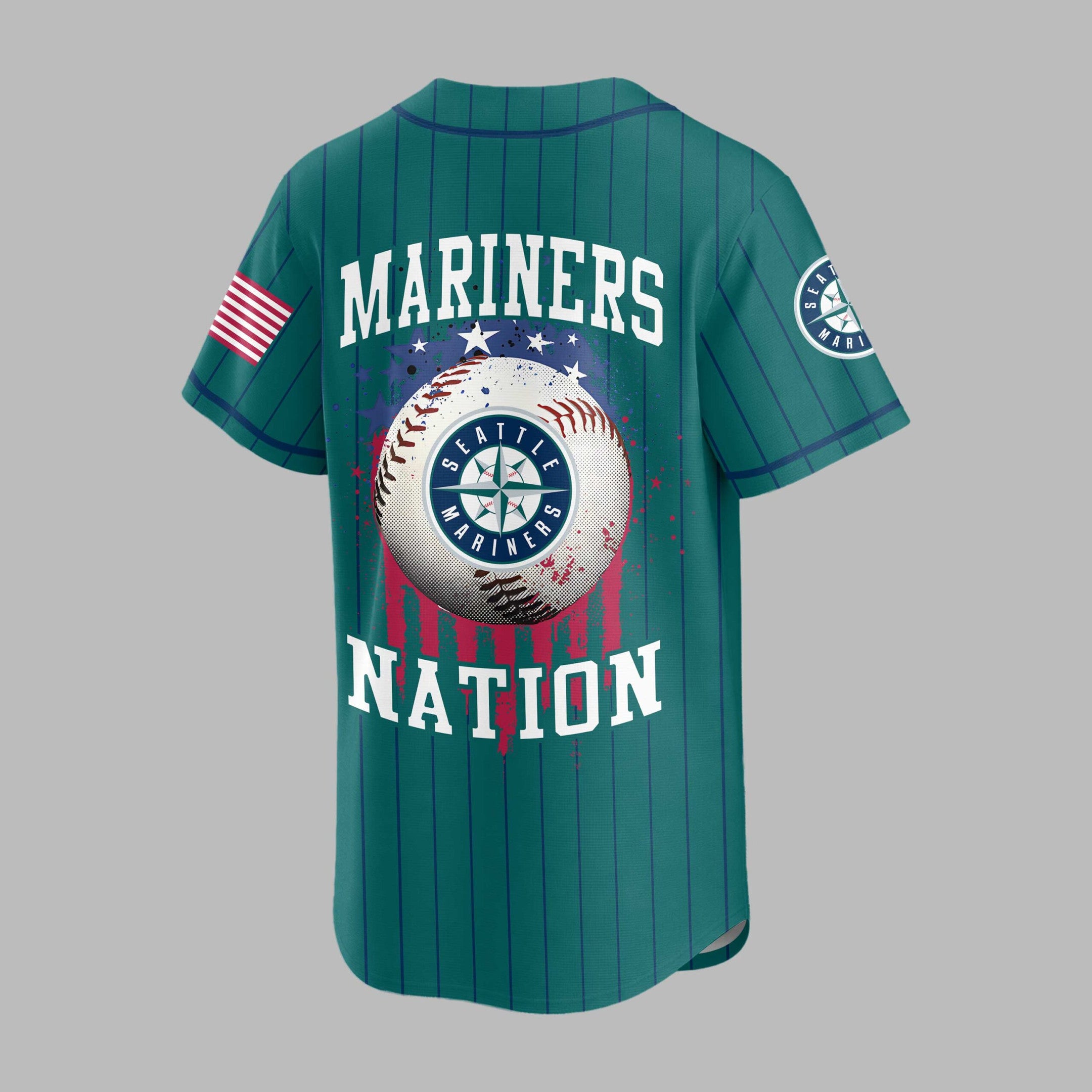 S.mariners | M.l.b Usa Flag Edition Premium Baseball Jersey