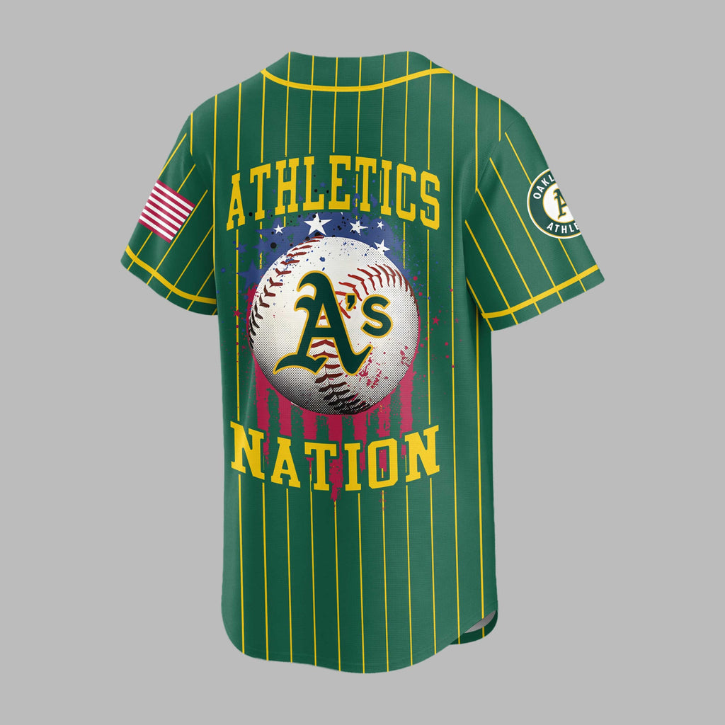 O.athletics | M.l.b Usa Flag Edition Premium Baseball Jersey