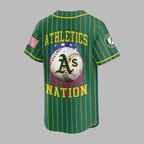 O.athletics | M.l.b Usa Flag Edition Premium Baseball Jersey