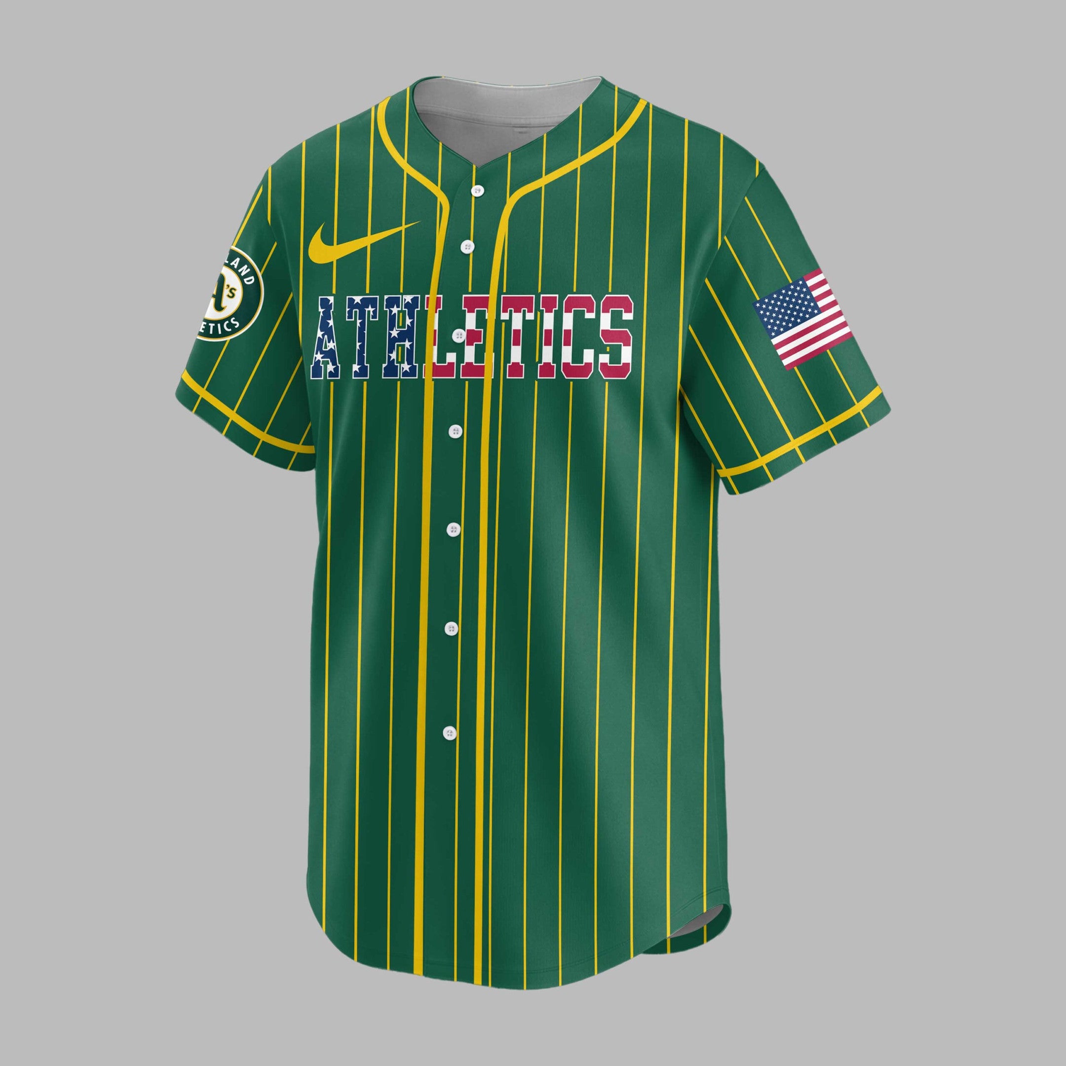 O.athletics | M.l.b Usa Flag Edition Premium Baseball Jersey