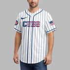 C.cubs | M.l.b Usa Flag Edition Premium Baseball Jersey