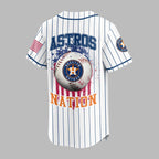 H.astros | M.l.b Usa Flag Edition Premium Baseball Jersey