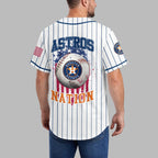 H.astros | M.l.b Usa Flag Edition Premium Baseball Jersey