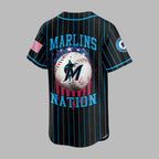 M.marlins | M.l.b Usa Flag Edition Premium Baseball Jersey