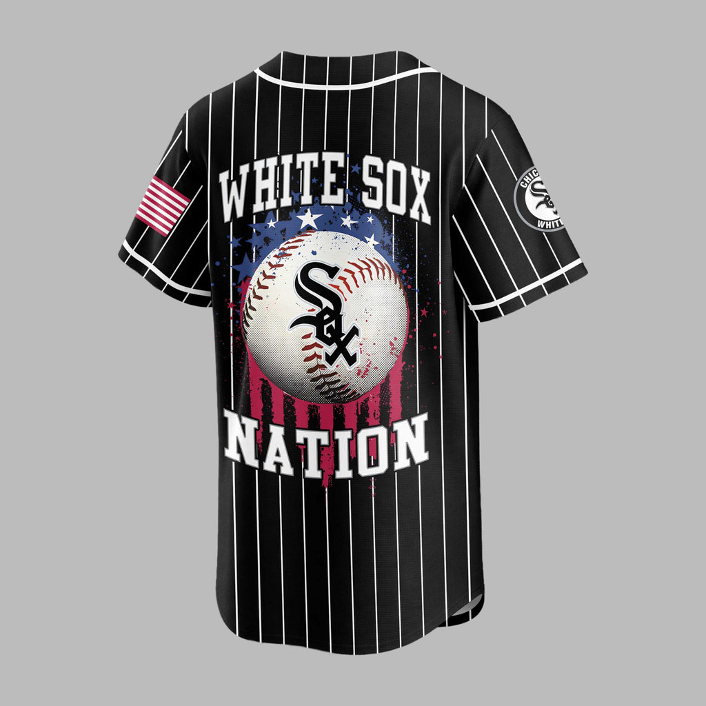 C.white Sox | M.l.b Usa Flag Edition Premium Baseball Jersey